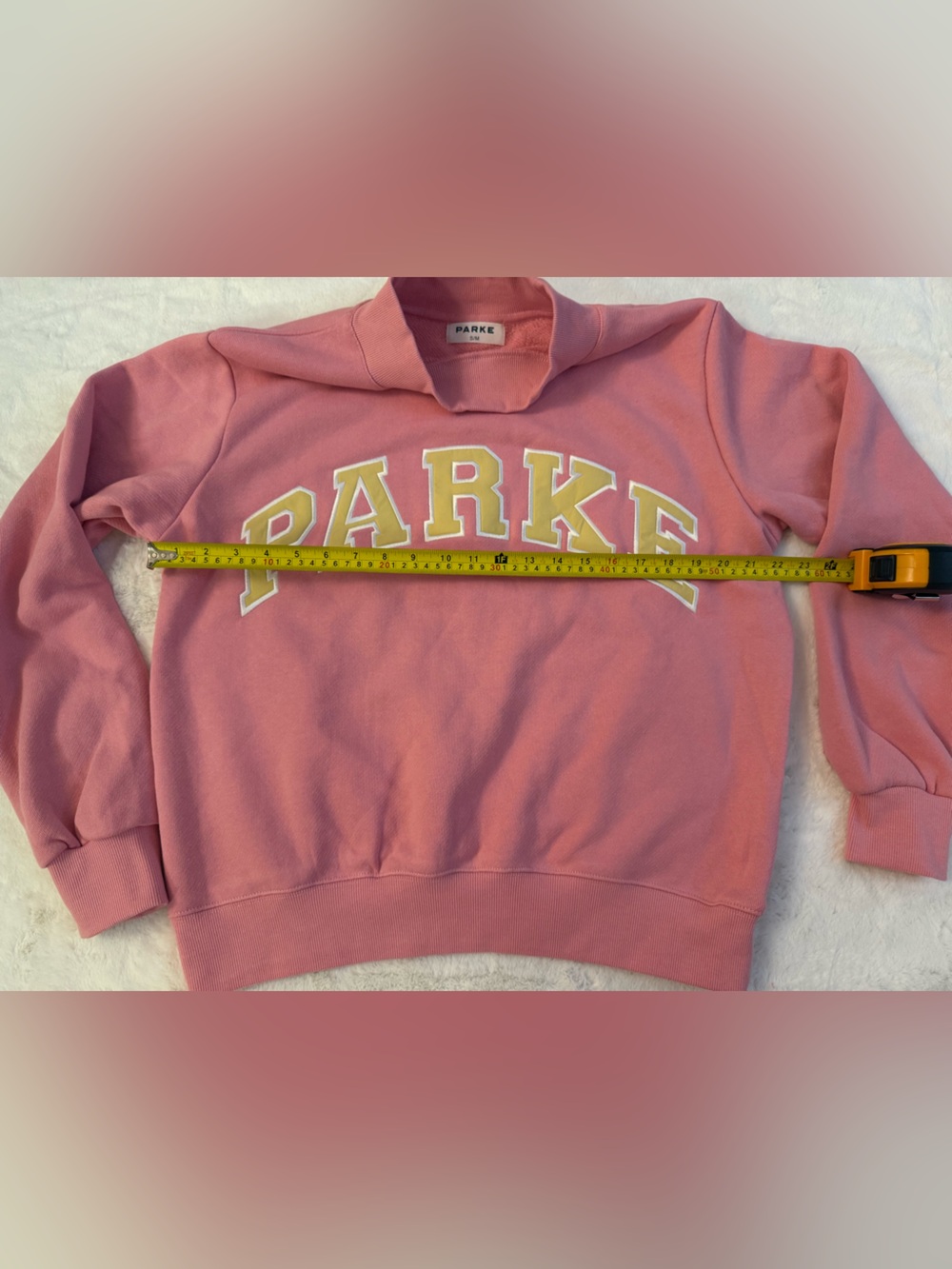 PARKE Varsity Sweatshirt Heritage Starburst Summerland Collection S/M NWT - Picture 8 of 9